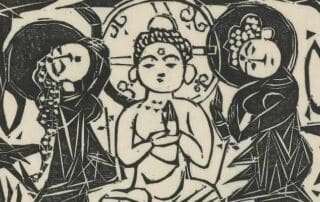 Munakata-Gautama-and-bodhissatvas